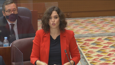 Menores no acompañados, coronavirus e impuestos  conforman un debate bronco en la Asamblea de Madrid