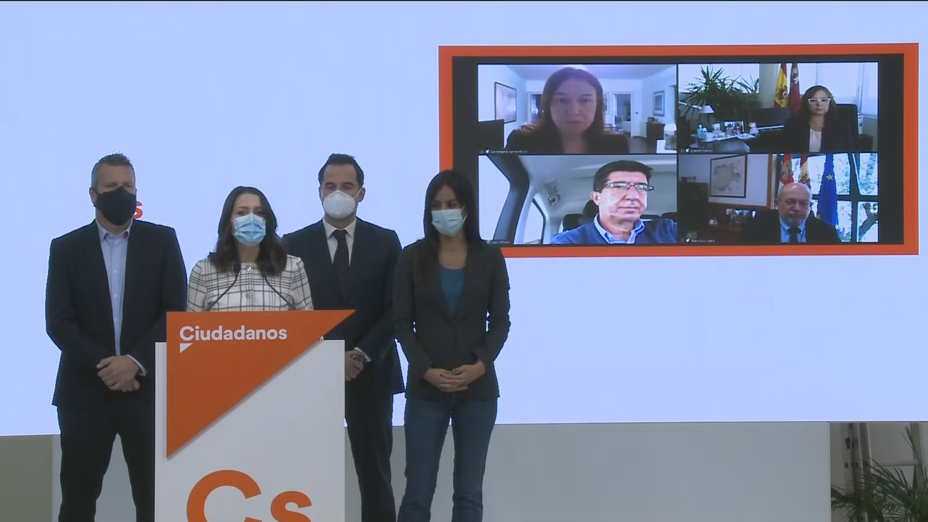 Arrimadas se ofrece a Sánchez para un estado de alarma que evite el confinamiento