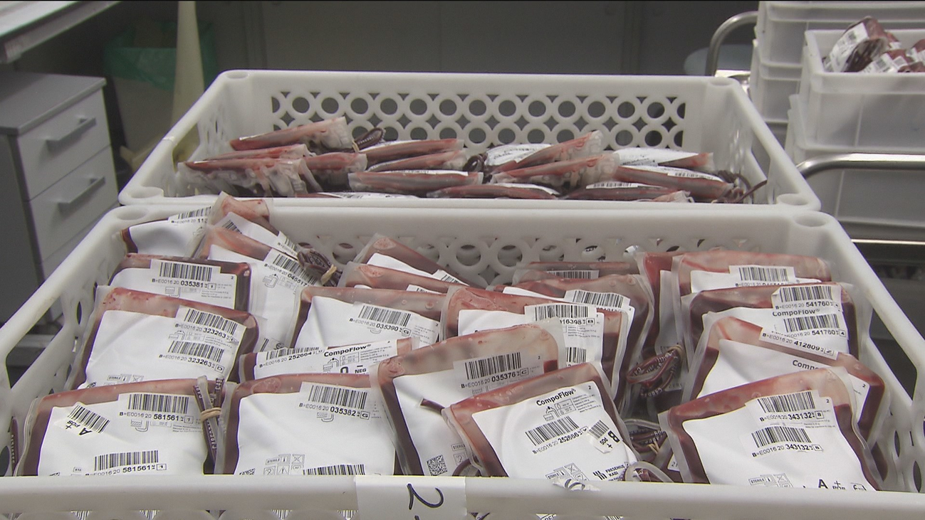 Las reservas de sangre de la Comunidad de Madrid, en alerta amarilla