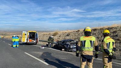 Un hombre de 70 años, herido grave en la A-3 a la altura de Fuentidueña de Tajo
