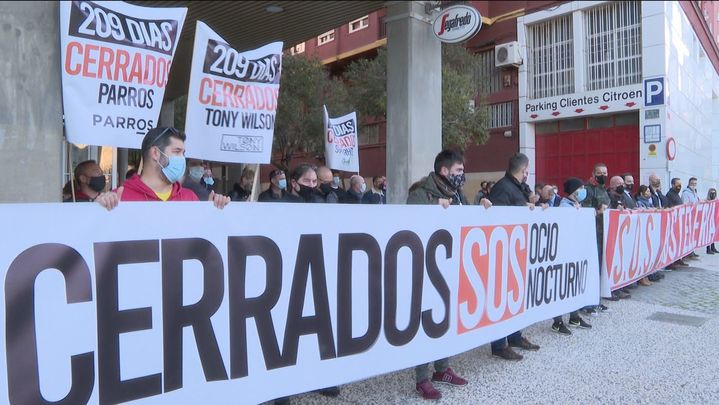 Protestas de los hosteleros de Aragón / TELEMADRID