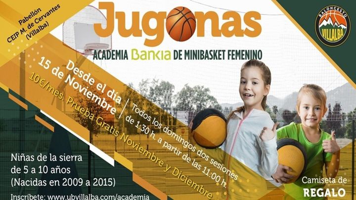 Nace 'Jugonas, academia de minibasket femenino' en la Sierra