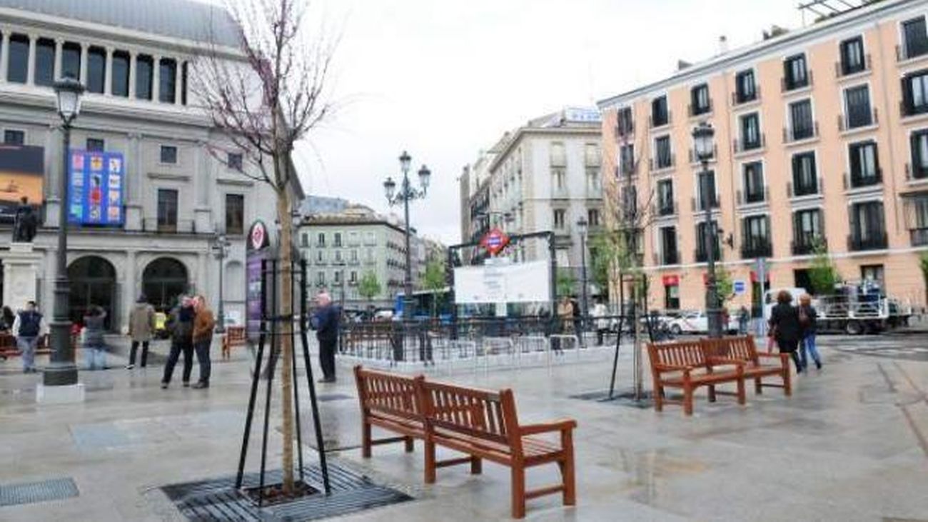 Plaza de la Ópera, en Madrid