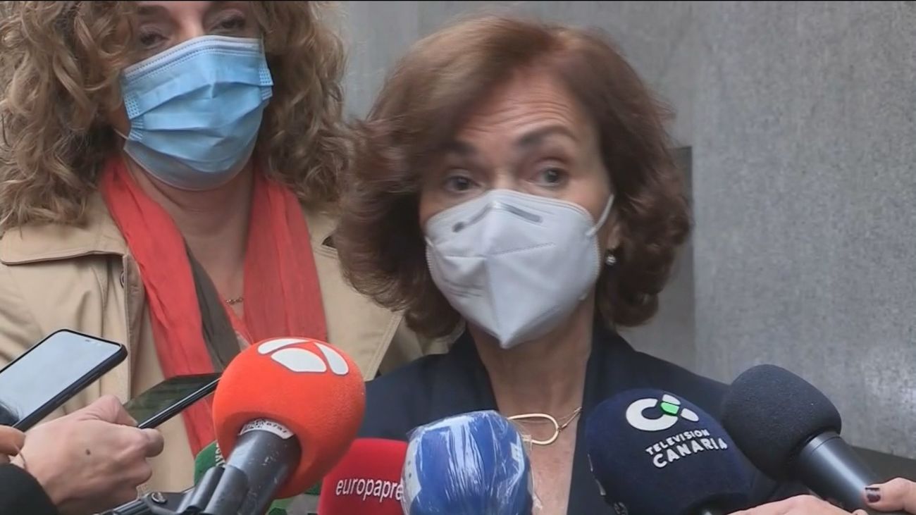 Carmen Calvo, vicepresidenta del Gobierno