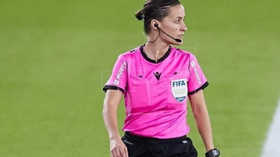Guadalupe Porras, primera arbitra española en Europa