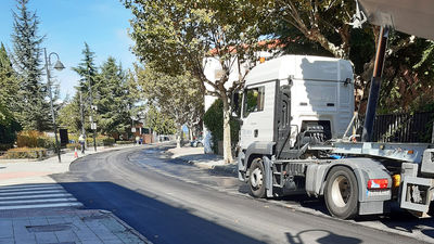 Finalizada la 'operación asfalto' en Galapagar