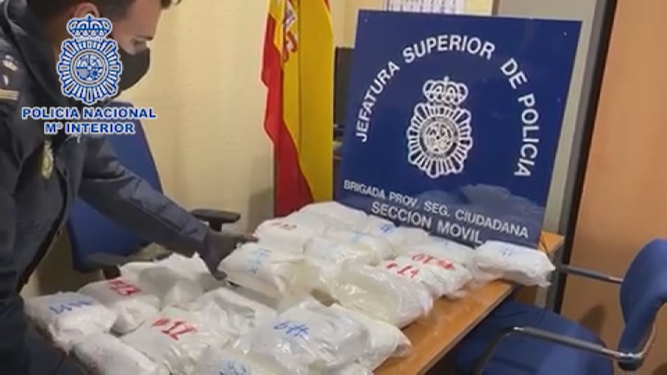 Detenido con 31 kilos de cocaína en la Estación Sur de autobuses