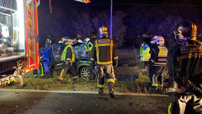 Cuatro heridos en un choque de vehículos en la M-121, en Alcalá de Henares