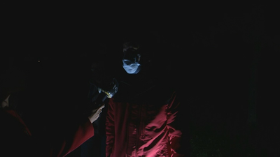 En penumbra en el Parque de la Fortuna de Leganés