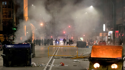 Los disturbios en protesta por las restricciones se propagan por varias ciudades españolas