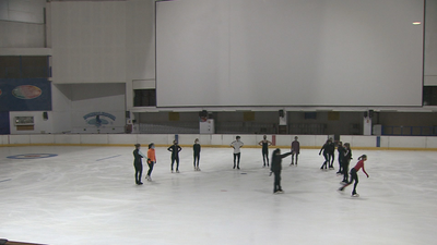 Reabre la pista del Palacio de Hielo, reconvertida en morgue durante la primera ola