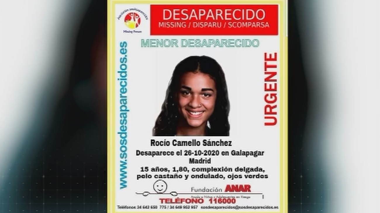 Continúa la búsqueda de Rocío, la joven desaparecida en Galapagar