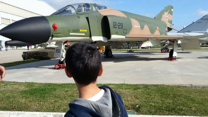 Uno de los aviones que pueden verse en el Museo del Aire de Madrid / TELEMADRID