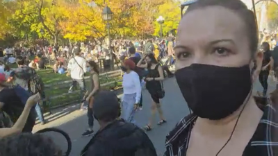 Así viven la victoria de Biden en Nueva York