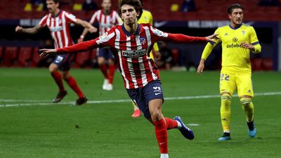 4-0. El Atlético derrumba al Cádiz con un doblete de Joao Felix