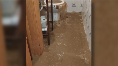 Agua a borbotones en una vivienda de Los Santos de la Humosa