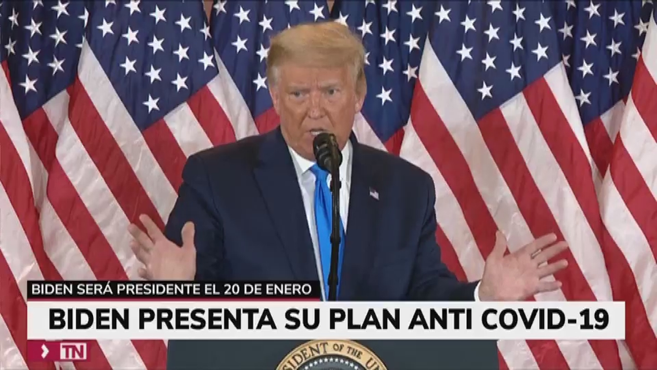 Trump cesa a su secretario de Estado de Defensa y Biden dice que su prioridad será la lucha contra el covid-19