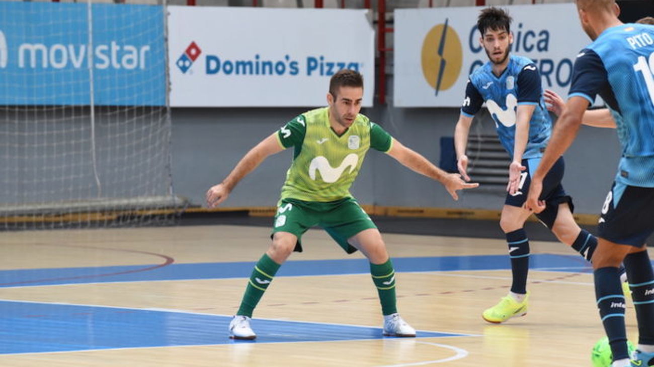 Cecilio, en una sesión de entrenamiento en el Jorge Garbajosa en el inicio de temporada 20/21