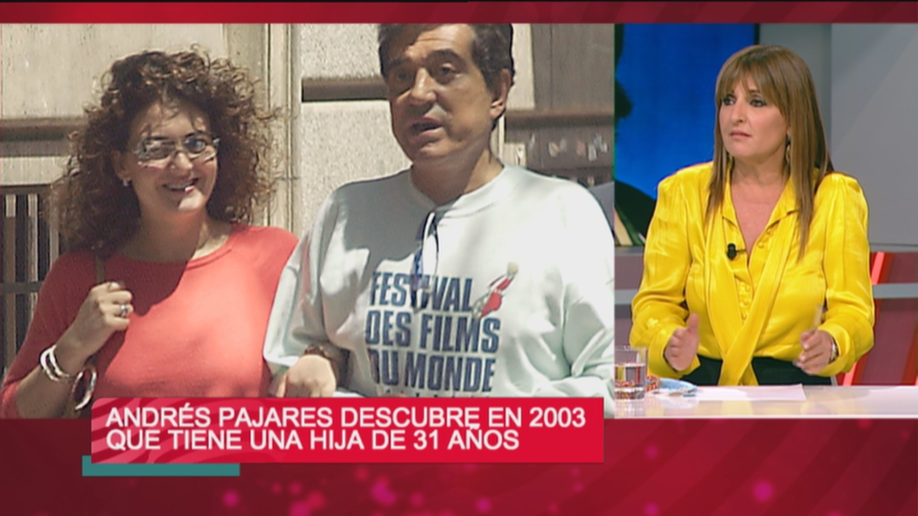 Pajares descubrió en 2003 que tenía una hija de 31 años