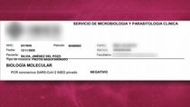 Está Pasando destapa a un falsificador que vendía certificados de PCR ficticios por internet