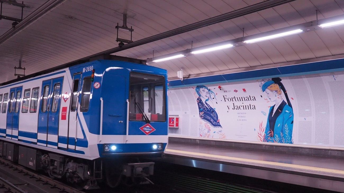Próxima estación en el metro de Madrid... 'Fortunata y Jacinta'