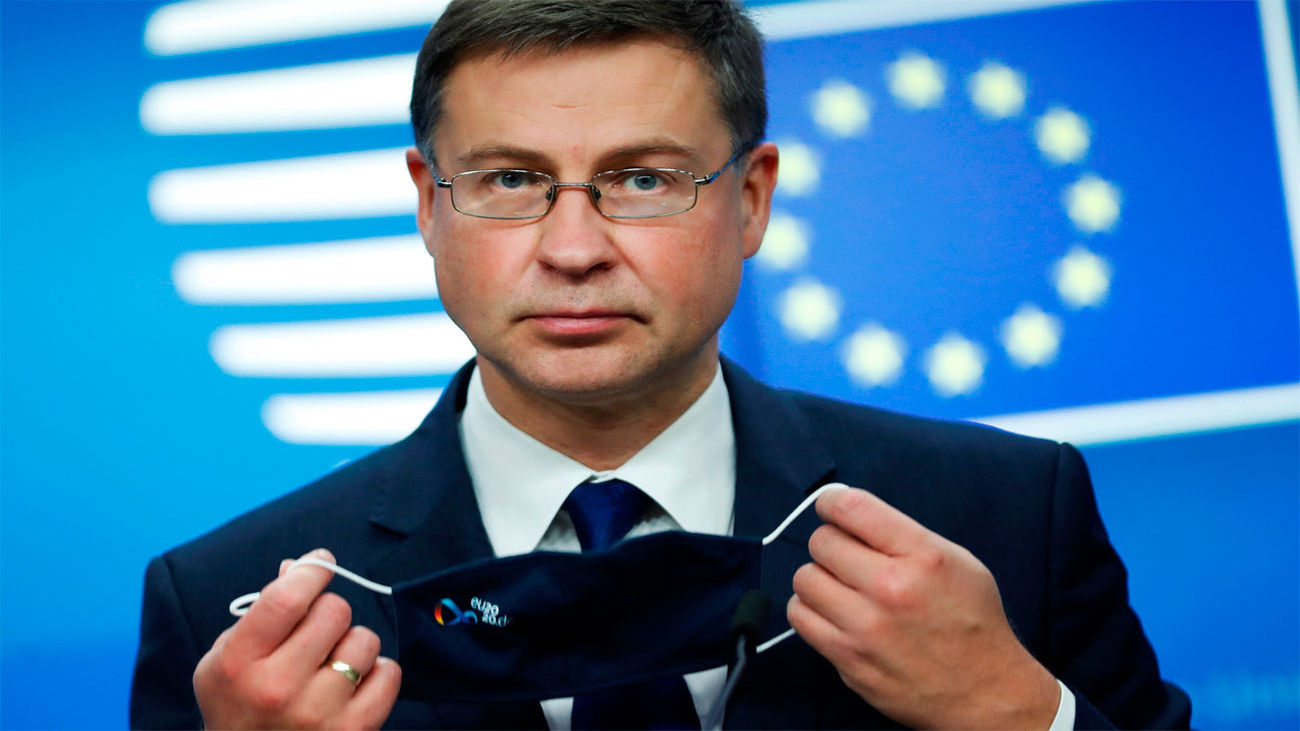 El vicepresidente de la UE,  Valdis Dombrovskis