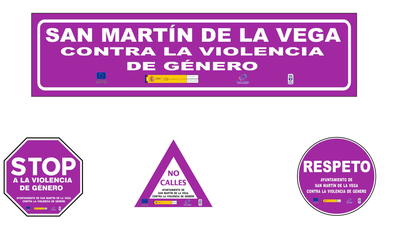 San Martín de la Vega instala señales contra la violencia de género