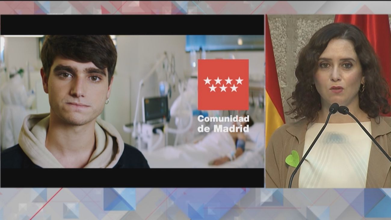 Madrid presenta una "dura" campaña para concienciar sobre la Covid, con especial atención a los jóvenes