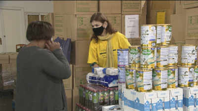 Se duplica el número de familias con menores y bebés que acuden al Banco de Alimentos Infantil