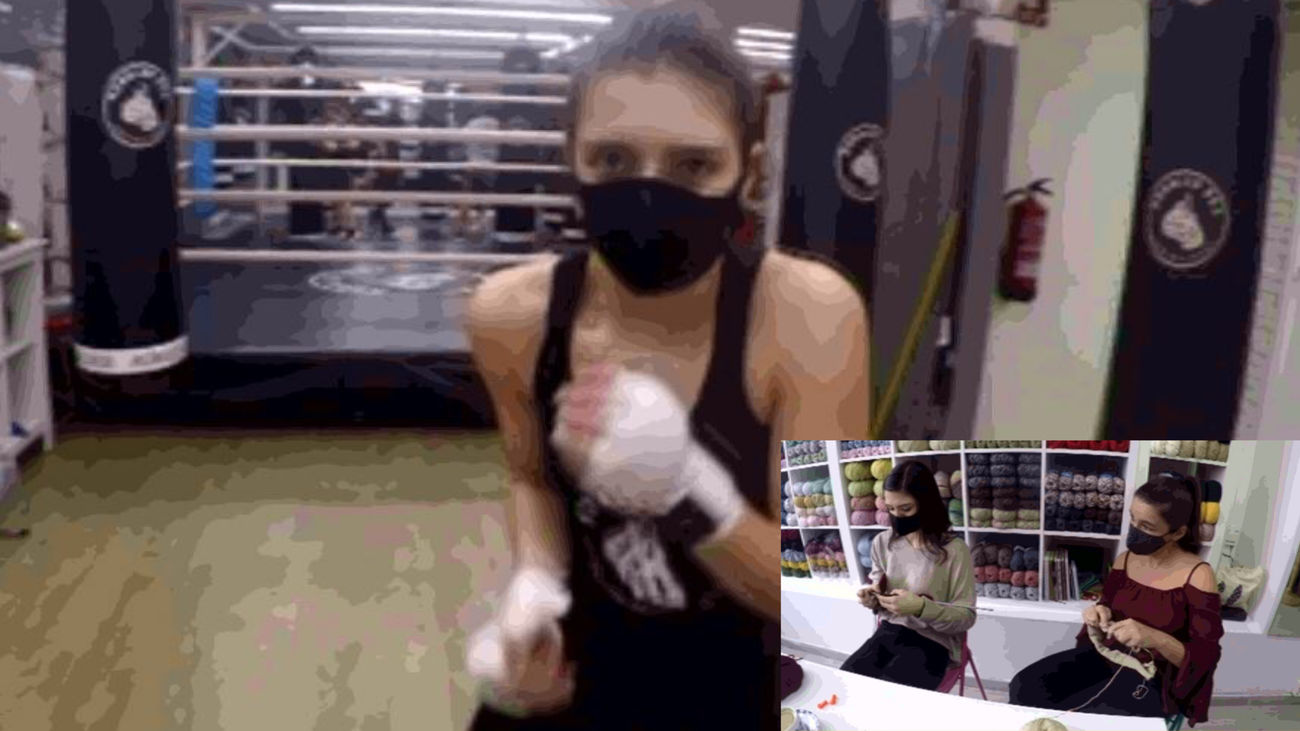 Virginia e Irene, de las agujas al cuadrilátero