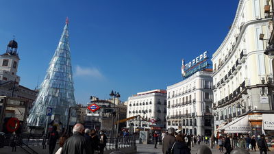 El coronavirus pasa factura a la Lotería de Navidad en  la Puerta del Sol