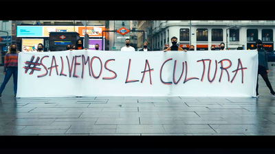 Artistas de musicales de Madrid realizan un video para invitar a los espectadores a volver a los teatros