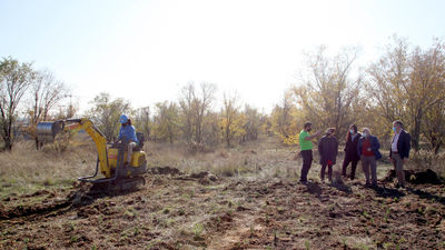 Alcobendas comienza a reforestar el antiguo vertedero municipal
