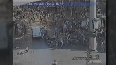 El tribunal visiona los vídeos del atropello masivo en La Rambla de Barcelona