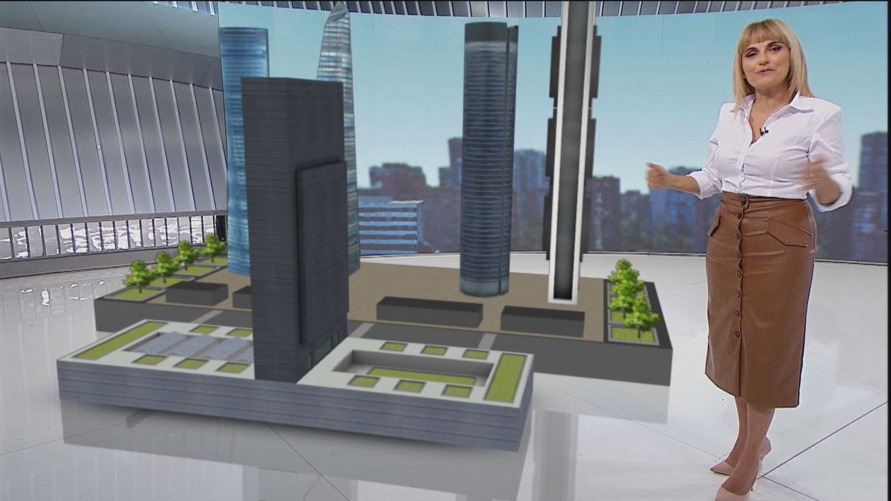 La Torre Caleido entra en su fase final y cambia el 'skyline' de Madrid