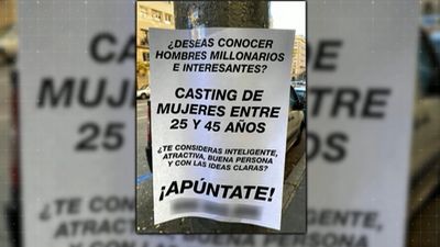 Carteles machistas llenan la calle Goya