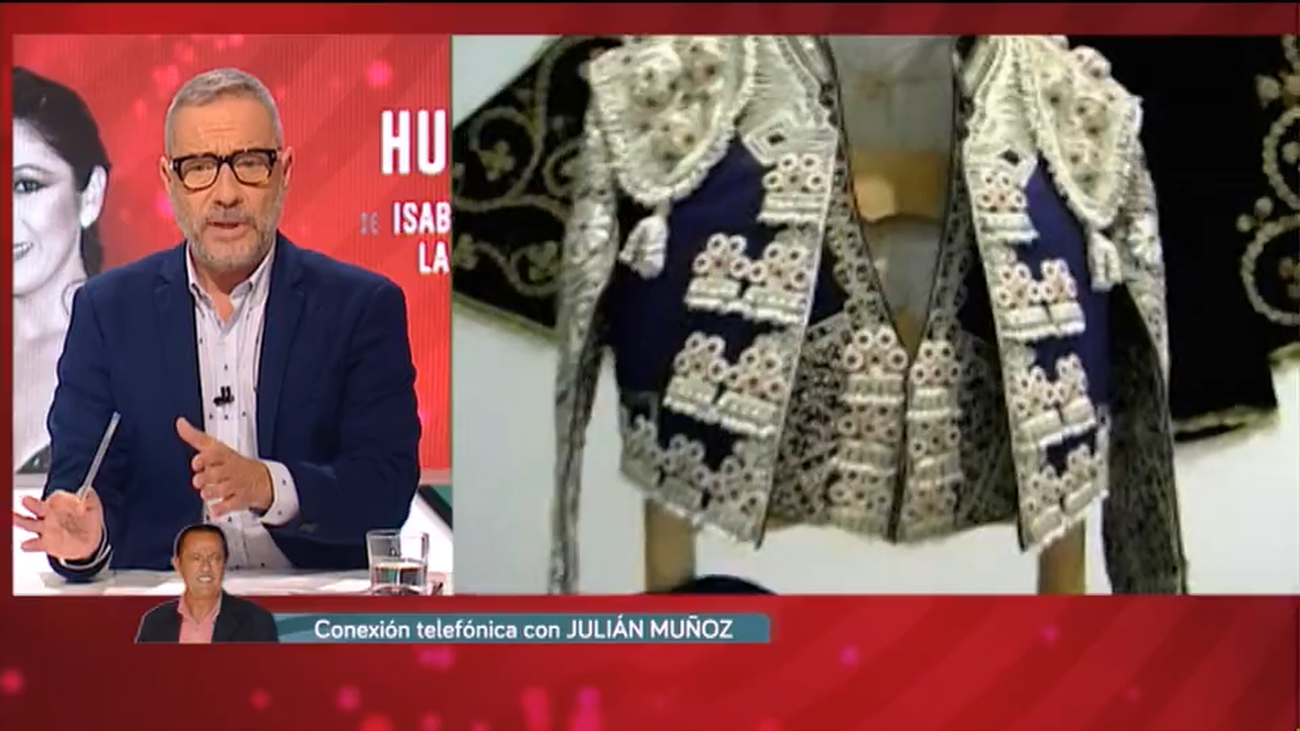 Julián Muñoz afirma en Huellas haber visto en Cantora los trastos toreros de Paquirri