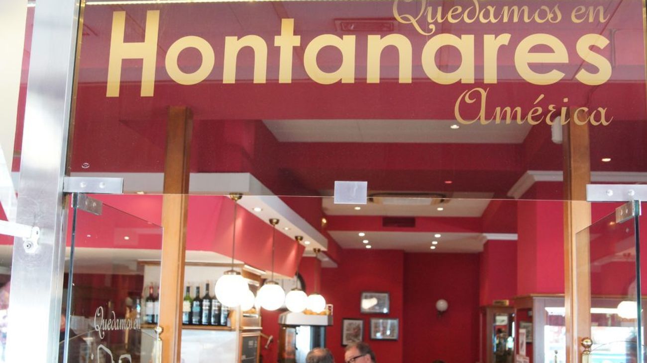 Cafetería Hontanares, en avenida de Amérca
