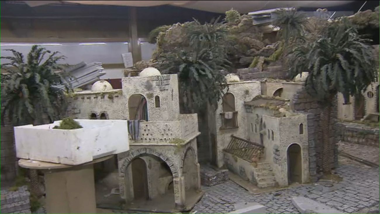 San Sebastián de los Reyes da forma ya a su belén monumental