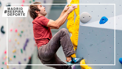 Chris Sharma abre en Madrid el rocódromo más grande de España