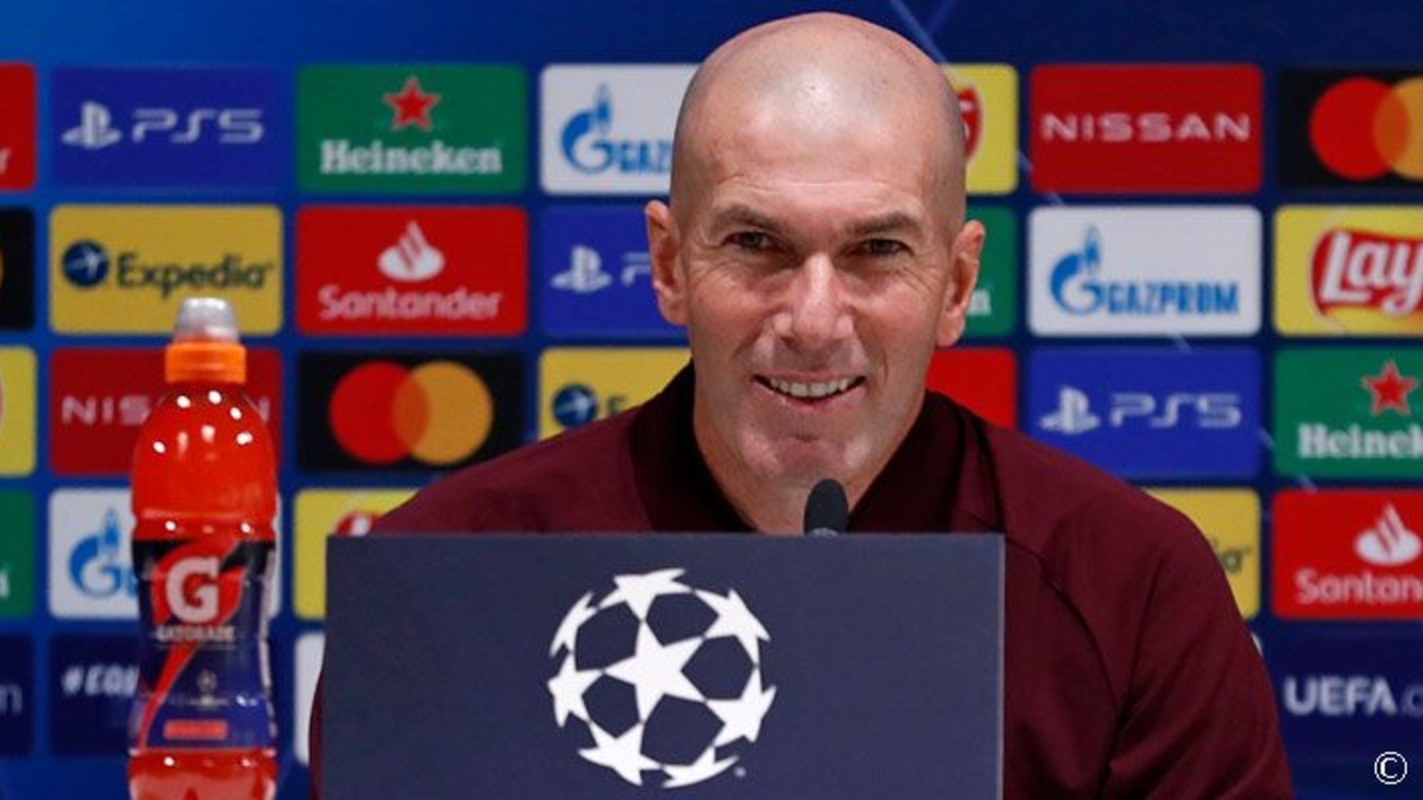Zidane: "El partido ante el Inter es importante, pero no de riesgo"