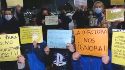 Los padres del colegio María Moliner de Parla denuncian las condiciones en las que se imparte clase