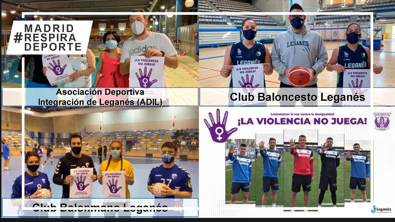 Deporte de Leganés contra la violencia machista
