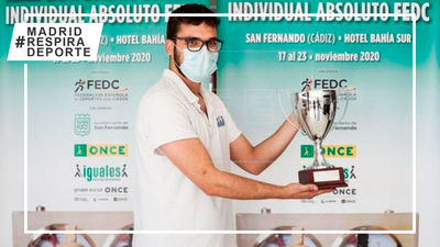 El madrileño Eduardo Méndez, campeón de España de ajedrez para ciegos