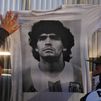 Multitudinaria despedida a Maradona en la Casa Rosada