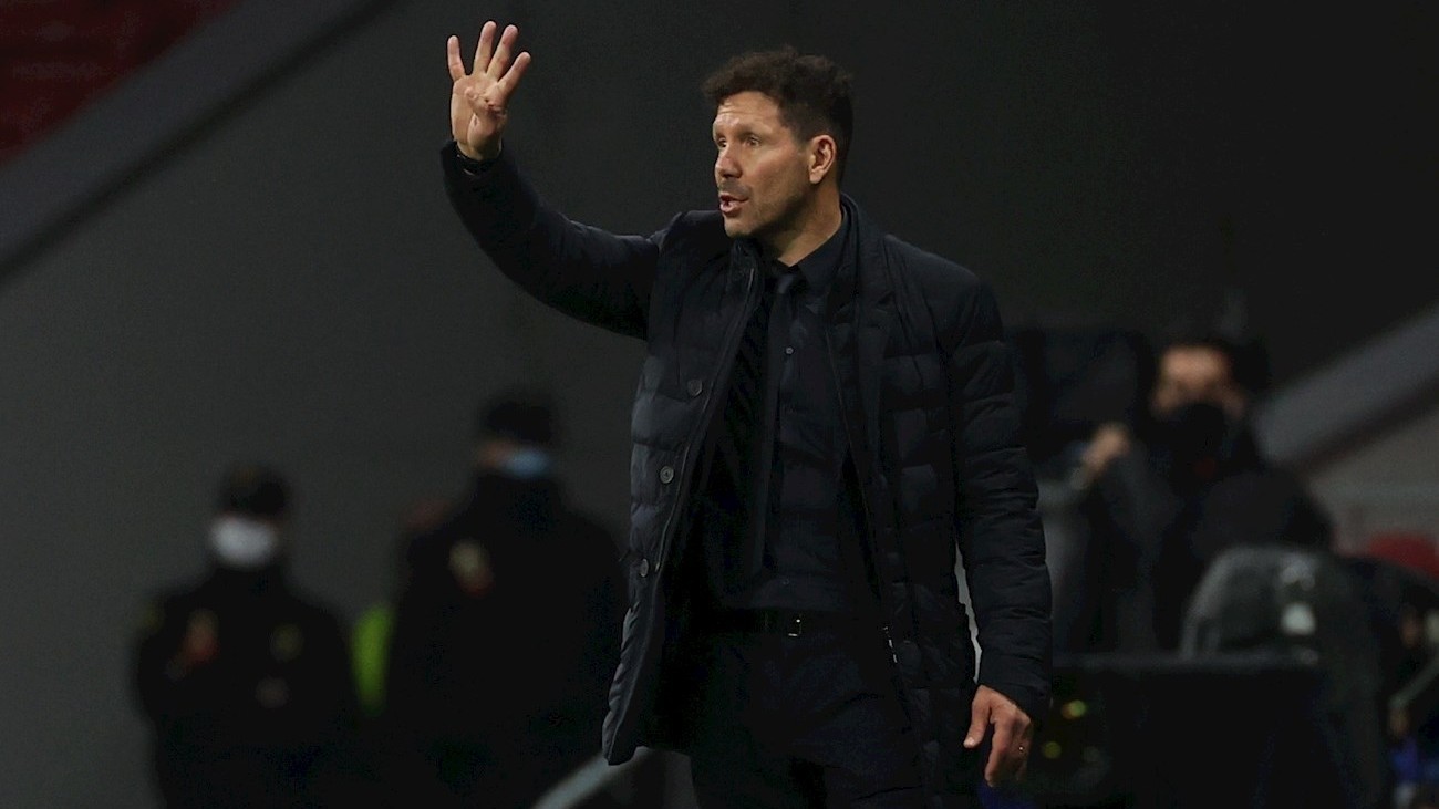 Simeone: "Seguimos dependiendo de nosotros y eso es una buena situación"