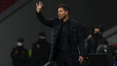 Simeone: "Seguimos dependiendo de nosotros y eso es una buena situación"
