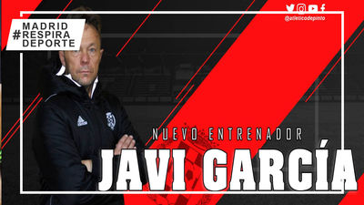 Javi García,  cuarto entrenador de la temporada del Atlético de Pinto