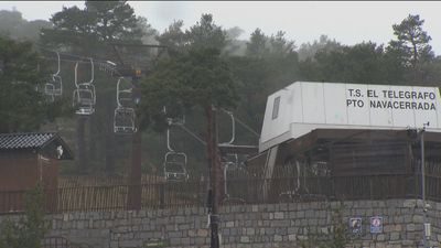 Parón en las estaciones de esquí madrileñas por la ausencia de nieve