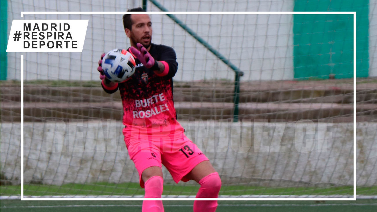 Ivo Villar, del Real Aranjuez, en acción